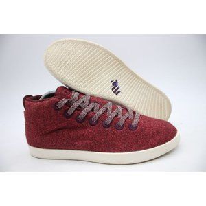Allbirds WPM Wool Piper Mids Woman's Size 10 Red Lace Up Casual Running Sneakers